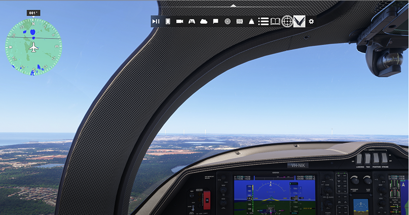 MSFS In-game Toolbar